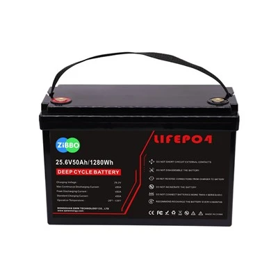 24V 50AH डीप साइकिल रिचार्जेबल बैटरी