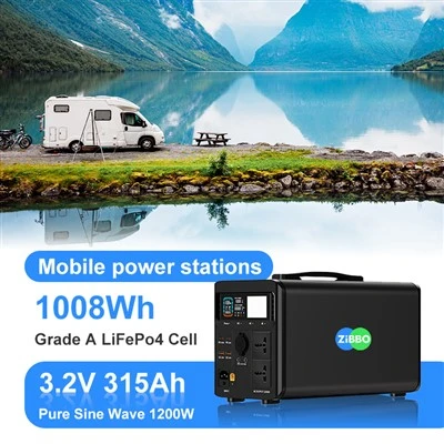 1200W पोर्टेबल पावर स्टेशन 1008WH LIFEPO4 बैटरी