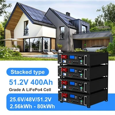 रैक-माउंटेड 20KWH 400AH 51.2V उच्च क्षमता लिथियम बैटरी पैक