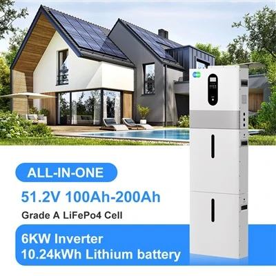 सोलर ऑल-इन-वन 6KW इन्वर्टर + 10 kwh लिथियम बैटरी