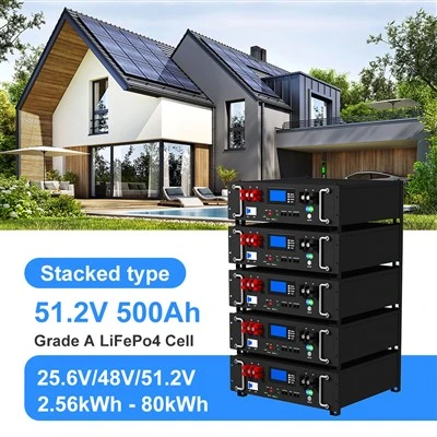 सोलर लिथियम बैटरी पैक 51.2V 500AH 25KWH सर्वर रैक बैटरी